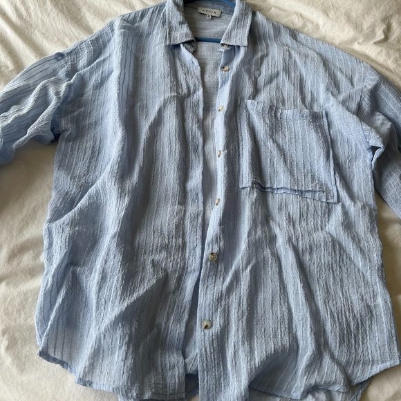 Sheer button down shirt - Picture 4 of 5